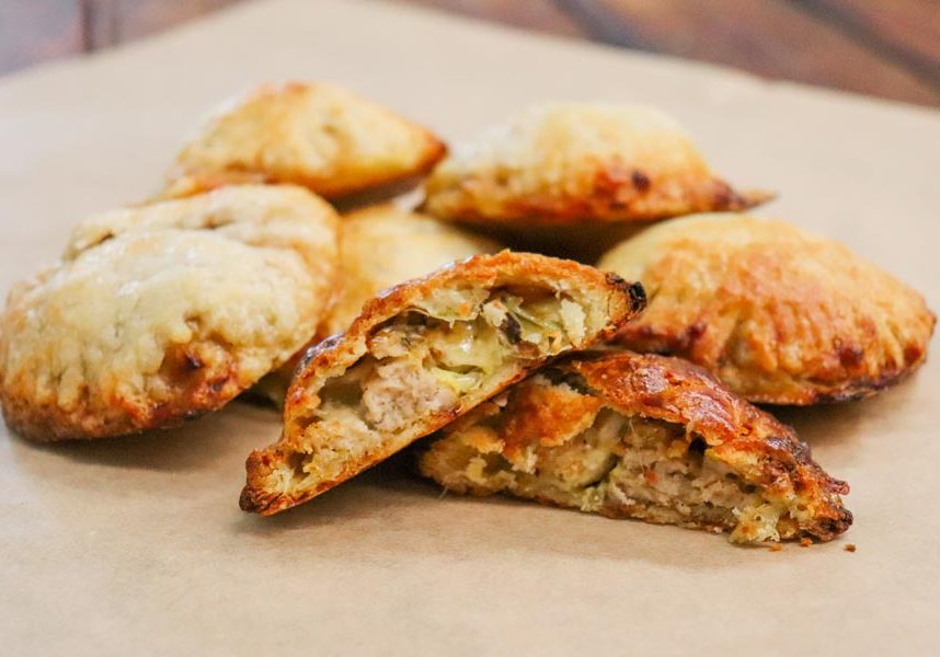 Apple + Sausage Handpies