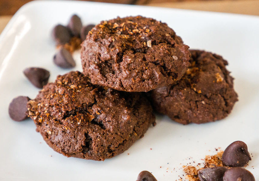 dark chocolate chipotle cookies